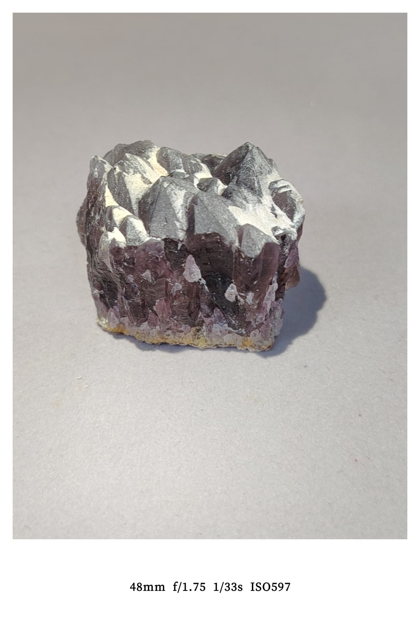 natural deep purple elestial amethyst cluster rought (auralite-23 style)-6 *66.6g骨幹紫晶簇/極光23