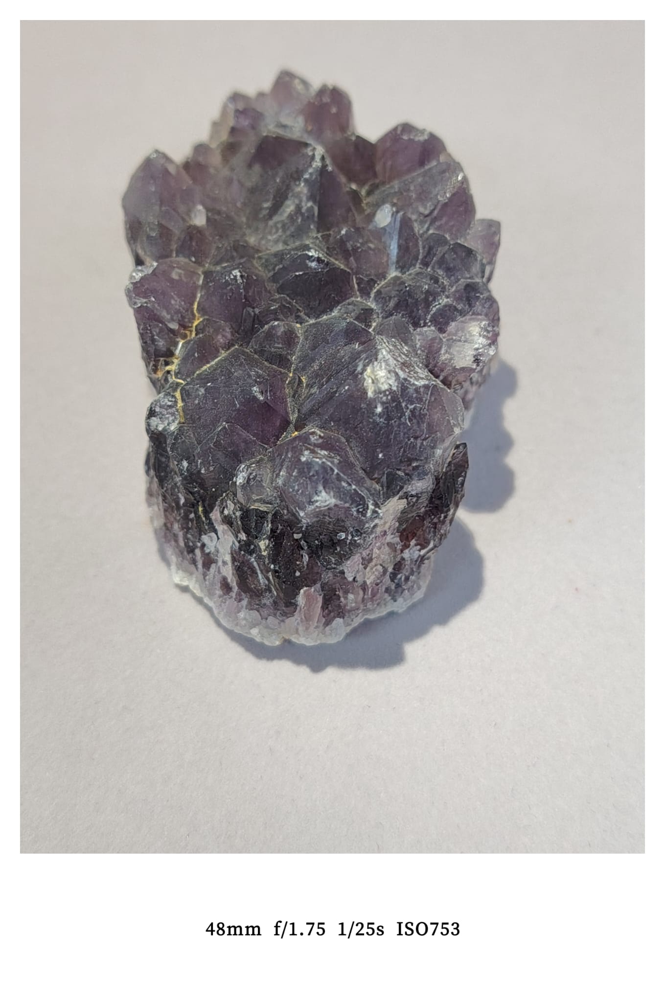 natural deep purple elestial amethyst cluster rought (auralite-23 style)-4 *136.5g骨幹紫晶簇/極光23