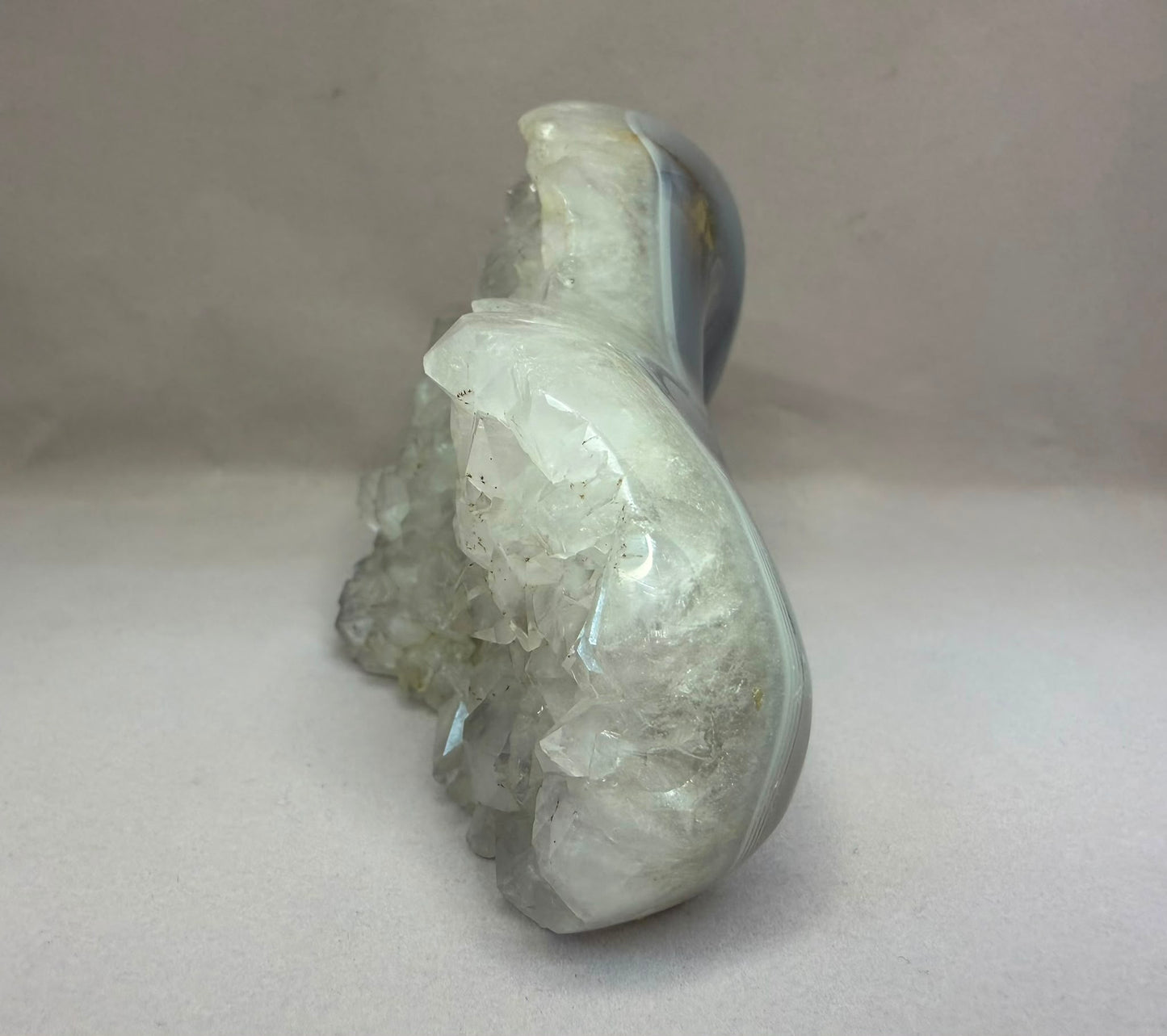 結晶瑪瑙山型擺件