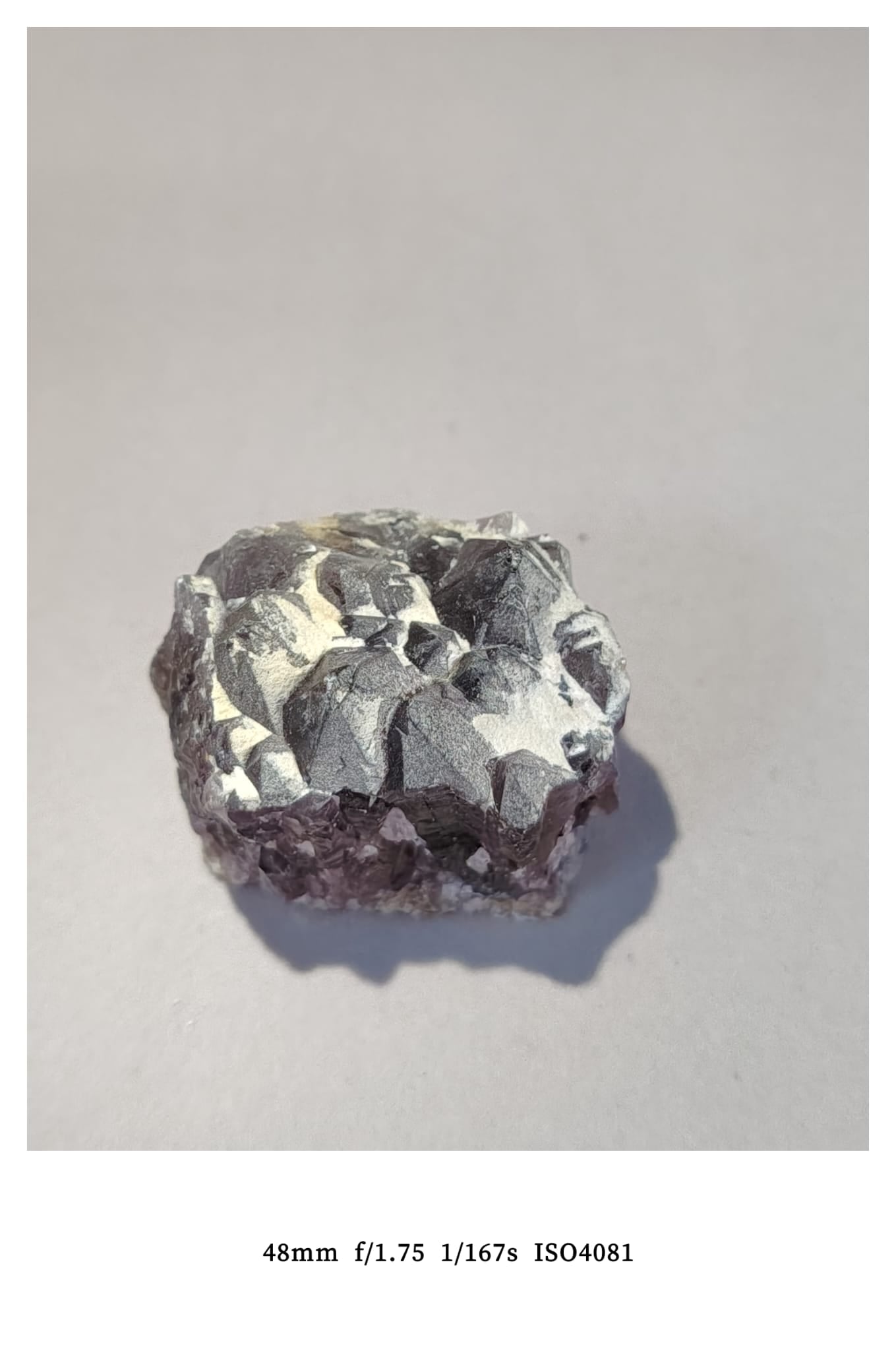 natural deep purple elestial amethyst cluster rought (auralite-23 style)-6 *66.6g骨幹紫晶簇/極光23