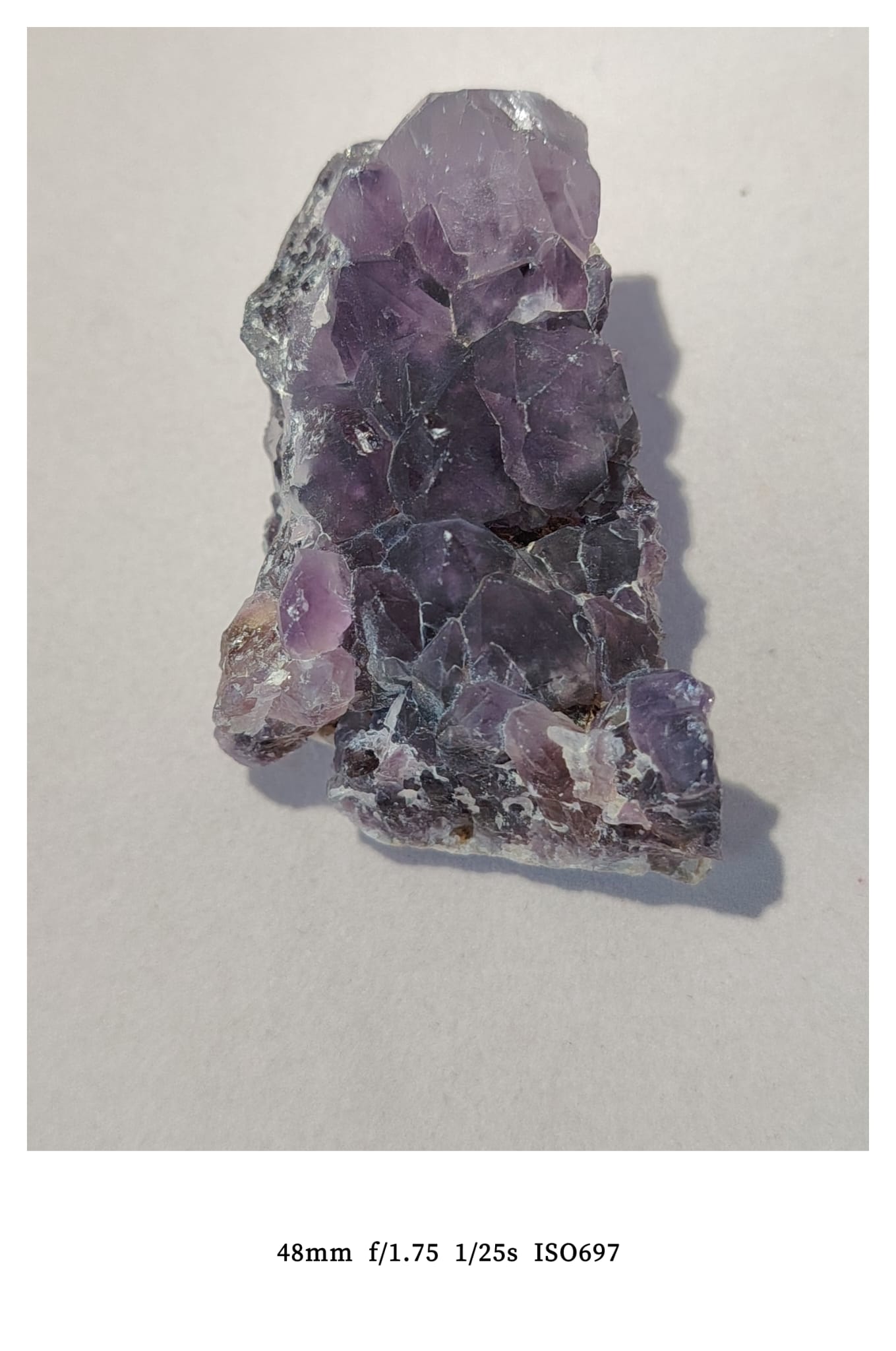 natural deep purple elestial amethyst cluster rought (auralite-23 style)-5 *109.3g骨幹紫晶簇/極光23