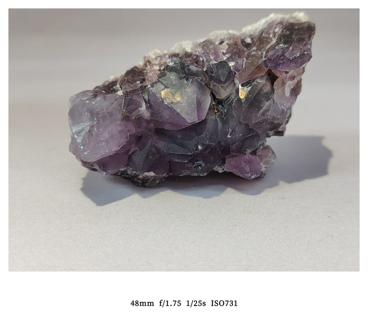 natural deep purple elestial amethyst cluster rought (auralite-23 style)-5 *109.3g骨幹紫晶簇/極光23
