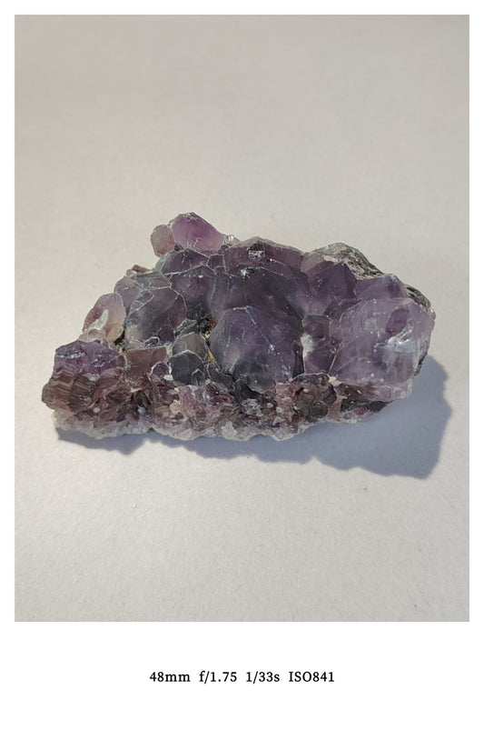 natural deep purple elestial amethyst cluster rought (auralite-23 style)-5 *109.3g骨幹紫晶簇/極光23