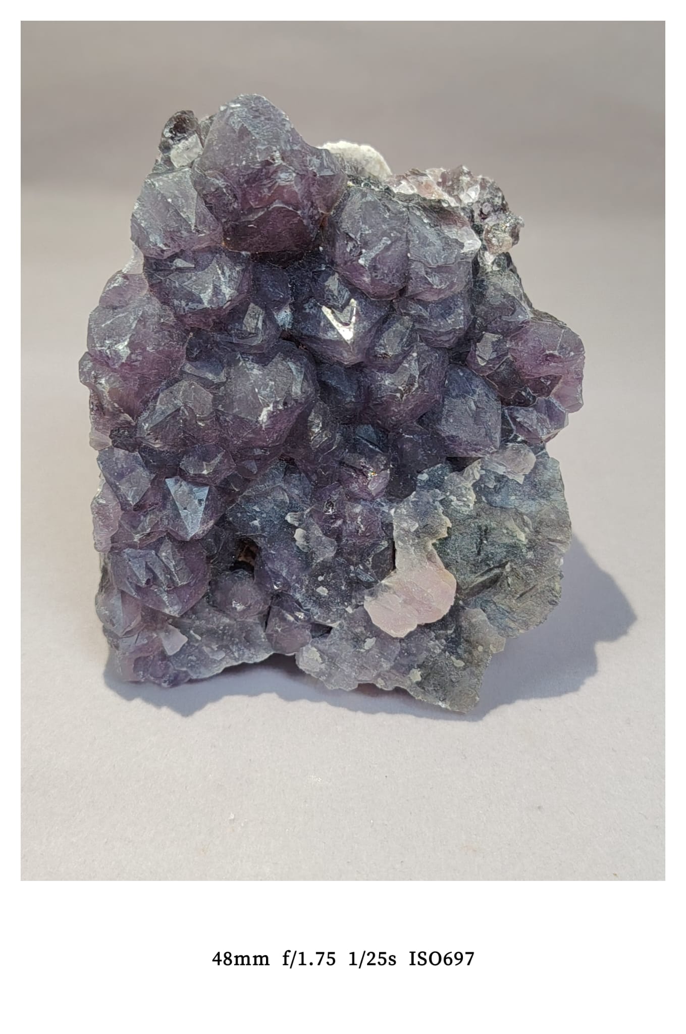 natural deep purple elestial amethyst cluster rought (auralite-23 style)-1 *294g骨幹紫晶簇/極光23