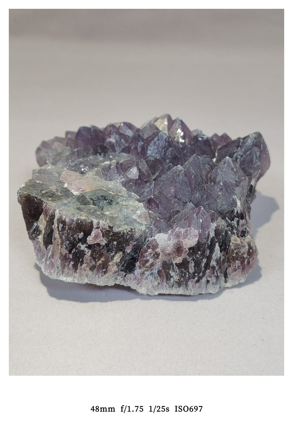 natural deep purple elestial amethyst cluster rought (auralite-23 style)-1 *294g骨幹紫晶簇/極光23