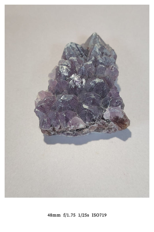 natural deep purple elestial amethyst cluster rought (auralite-23 style)-1 *294g骨幹紫晶簇/極光23