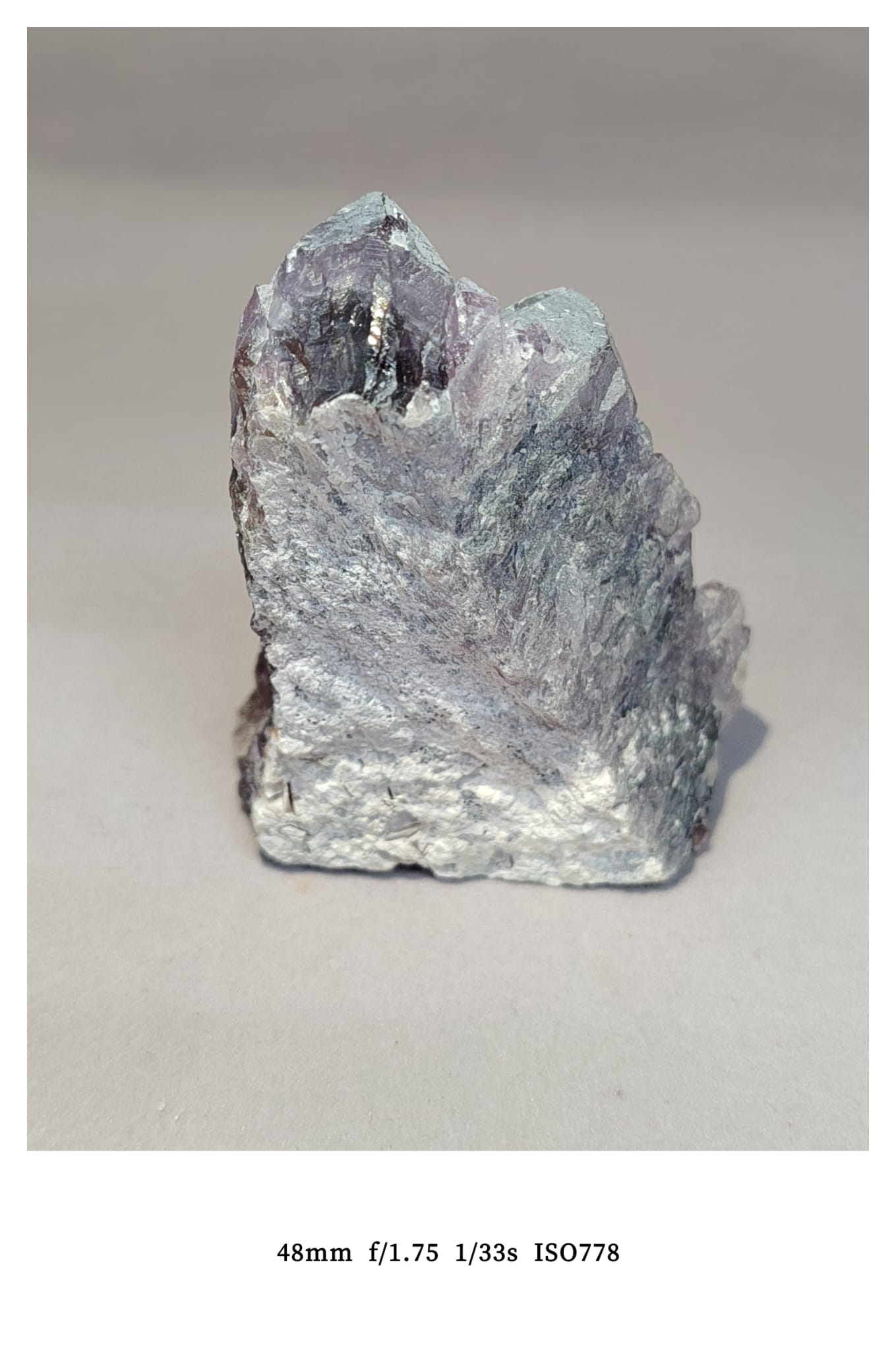 natural deep purple elestial amethyst cluster rought (auralite-23 style)-2 *165g骨幹紫晶簇/極光23