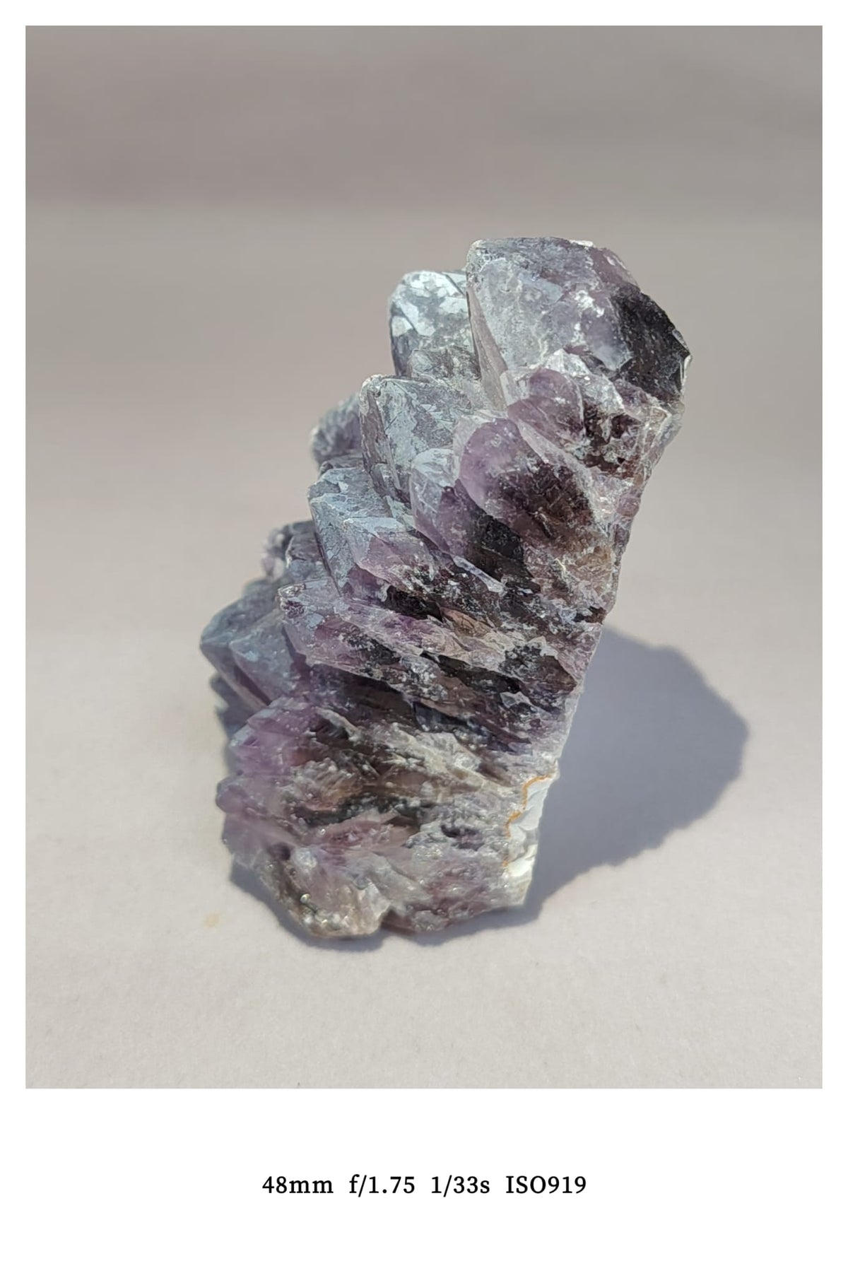 natural deep purple elestial amethyst cluster rought (auralite-23 style)-2 *165g骨幹紫晶簇/極光23