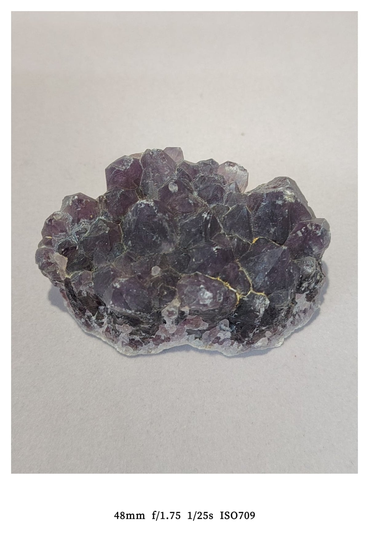 natural deep purple elestial amethyst cluster rought (auralite-23 style)-4 *136.5g骨幹紫晶簇/極光23